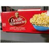Image 2 : CASE LOT - Orville Redenbacher Light Buttery Microwave Popcorn 24 Bags x 80g