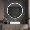 Image 1 : Fruduzz LED Mirror Model: IL-13-80, 32 Inch Round Led Bathroom Mirror, Wall-Mounted Lighted Bathroom