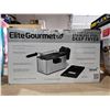 Image 4 : lite Gourmet EDF-3500# Electric Immersion Deep Fryer. Removable Basket, Timer Control AdjCatable Tem