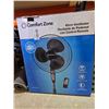 Image 2 : Comfort Zone Tall Oscillating Fan with Remote Control  -  CZST181RBK