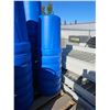 Image 2 : Lot of 6 Blue Rain Barrels - with Sealing Lids, 28" Tall x 21" Diameter - Not Drilled for Tap