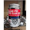 Image 1 : Clear PVC CD 5S Clear Solvent Cement with Dauber 24x118ml