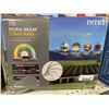 Image 1 : Intex Dura-Beam Standard 10" Full Prestige Downy Air Mattress with Battery Pump