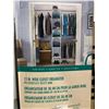 Image 3 : ClosetMaid Pure White 12" Wide Closet Organizer Fits 6ft to 9ft Wide