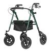 Image 1 : ELENKER  HFK-9236D4 All-Terrain Rollator Walker with 10” Rubber Wheels, Padded Seat & Backr