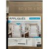 Image 3 : Appliques Bathtub or Shower Wall 60"L x 36"W x 80"H 5pc Set Classic Subway Style APH80-SUBC-A