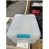 Image 3 : Lot of 3 Storage Bins with Lids