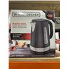 Image 1 : Black & Decker Rapid Boil 1.7L Stainless Steel Electric Cordless  Kettle