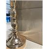 Image 3 : Metal Wedding Centerpieces with Crystal Pendants Lot of 4 Rose Gold