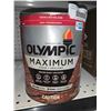 Image 2 : Olympic Maximum Stain Tintable Neutral Base Semi-Transparent Stain + Sealant 3.54L