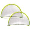 Image 1 : Franklin Sports Pop-Up Dome Shaped Goals - Indoor or Outdoor Soccer Goal - Goal Folds for Storage - 