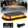 Image 1 : Xprite Low Profile Rooftop Strobe Beacon Lights Bar w/Control Panel, Emergency Safety Traffic Securi