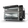 Image 1 : Ninja DCT451 12-in-1 Smart Double Oven with FlexDoor, Thermometer, FlavorSeal, Smart Finish, Rapid T
