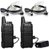 Image 1 : Retevis RT22 Walkie Talkie Long Range Rechargeable 16 Channel FRS Mini Hands-free Two Way Radio with