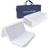 Image 1 : Pack and Play Mattress Pad 38" x 26" Foldable Style, Breathable Soft Viscose Made from Bamboo Surfac