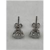 Image 2 : 2.00 CT TW GRA CERTIFIED MOISSANITE VVS D COLOR SET IN STERLING SILVER EARRINGS RETAIL VALUE $1,425.