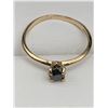 Image 4 : Black Diamond .43 Carat Round Cut Solitaire 10K Gold with appraisal Value $880.00