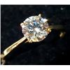 Image 1 : 10K Yellow Gold Lab Diamond (0.8Ct Vs Gh) Ring (~Size 6)(Ring is resizable for $40) (~weight 1.3g), 