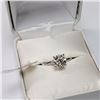 Image 3 : 14K White Gold Lab Diamond (1.6Ct,Vs,Jk) Ring (~Size 6.5)(Ring is resizable for $40) (~weight 2.6g),