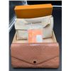 Image 1 : Louis Vuitton Calf Leather Pink Clutch in Box includes paper work unverified please view