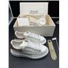 Image 1 : Alexander McQueen Women's Oversized Sneaker in White/patchouli Size 39