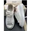 Image 3 : Alexander McQueen Women's Oversized Sneaker in White/patchouli Size 39