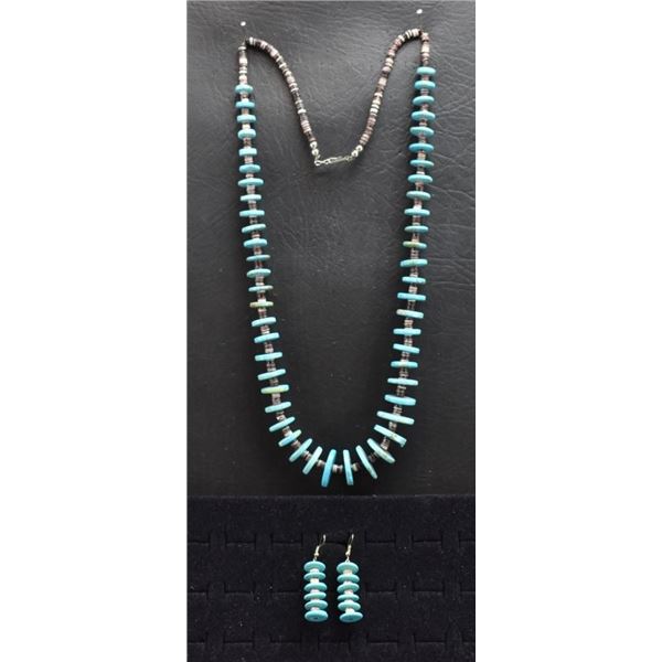 PUEBLO NECKLACE AND EARRINGS
