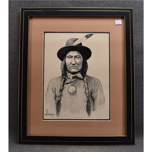 WESTERN PEN AND INK (SHARP)