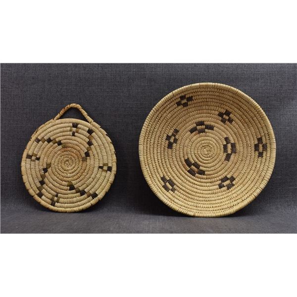 TWO PAPAGO BASKETS