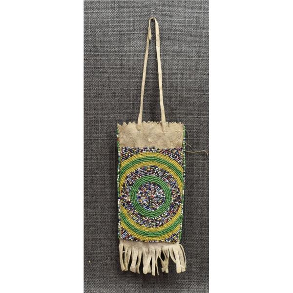 PLAINS BEADED POUCH
