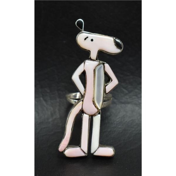 ZUNI PINK PANTHER RING