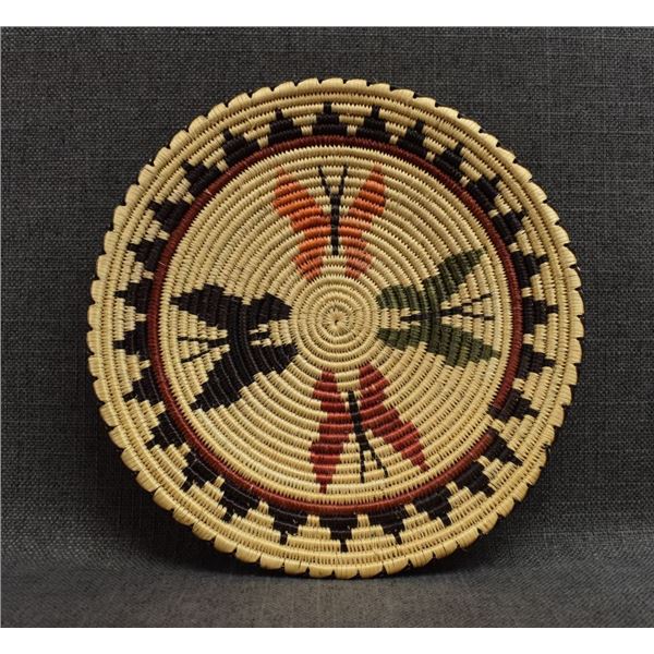 NAVAJO BASKETRY TRAY (BLACK FAMILY)