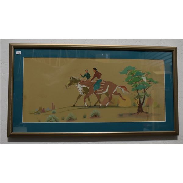 NAVAJO PAINTING (FRANKLIN KAHN)