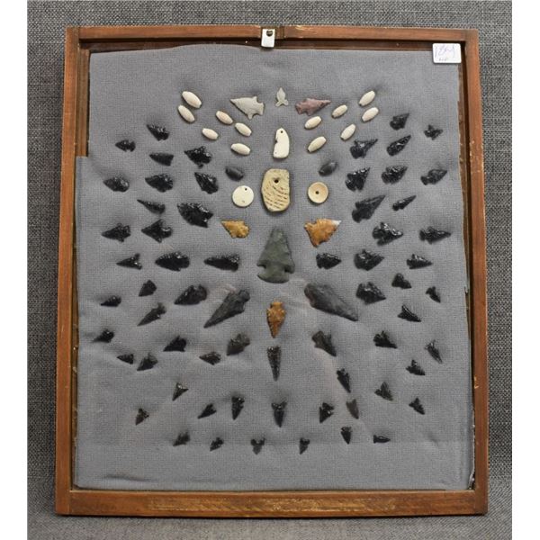 PREHISTORIC ARROWHEADS AND BEADS