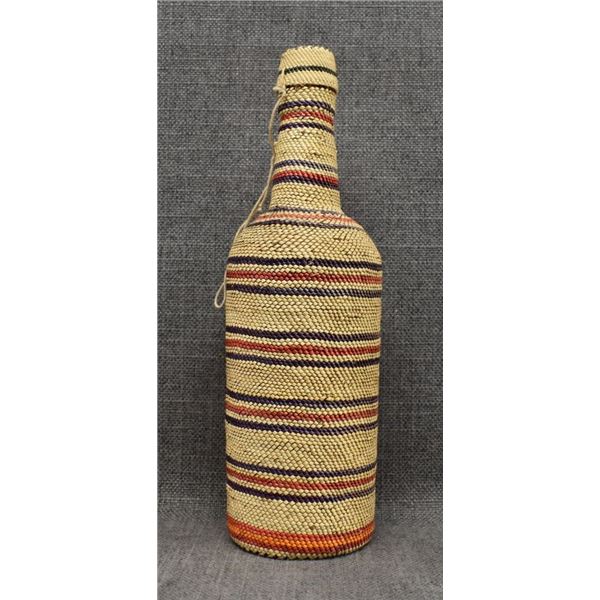 NOOTKA MAKAH BASKETRY BOTTLE