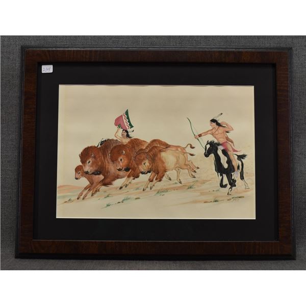 ZUNI PAINTING (PERCY SANDY "KAI-SA")