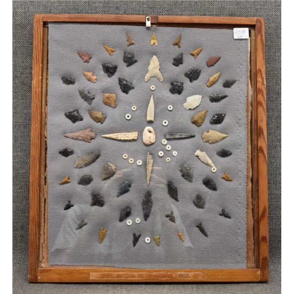 PREHISTORIC ARROWHEADS AND BEADS