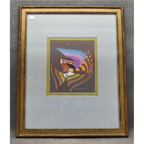 CHEYENNE PAINTING (ARCHIE BLACKOWL)