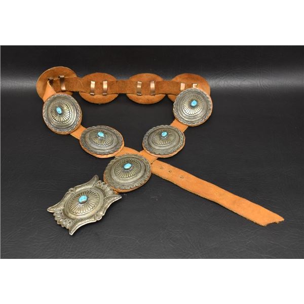 NAVAJO CONCHO BELT (CALVIN MARTINEZ)