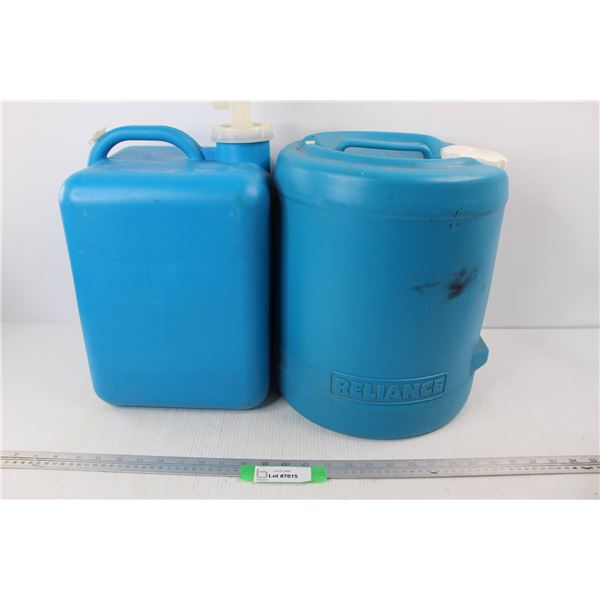 (2) 5 Gallon Water Jugs