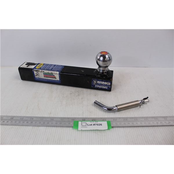 Brinks Towing Hitch w/ Pin And 1 7/8'' Ball