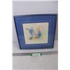 Image 1 : Framed Pastel Art piece- 12.5'' x 12.5''
