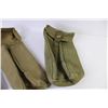 Image 2 : (3) Vintage British Army Ammunition Pouches - WWII 37 Patter Mark 3