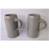 Image 5 : (2) Vintage Stoneware Beer Steins (one has chip on lip)