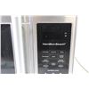 Image 2 : Hamilton Beach Microwave Oven (powers on - as is - has chips & peeling)