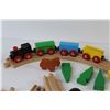 Image 2 : Magnetic Wooden Play Train Set - Misc. Items
