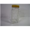Image 6 : (3) TIPP Milk Glass Salt/Pepper/Flour with Holder and (1) Clear Glass Spice Jar