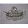 Image 4 : Vintage Sunkist Clear Glass Juicer/Reamer/Pulper