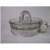 Image 5 : Vintage Sunkist Clear Glass Juicer/Reamer/Pulper