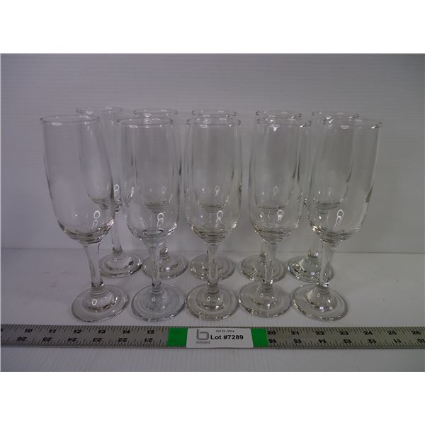 (10) Champagne Flutes